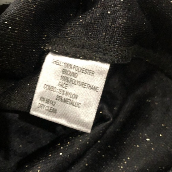 Muse sz 4 Black Perforated Faux Leather Sheath Dress - Picture 10 of 11